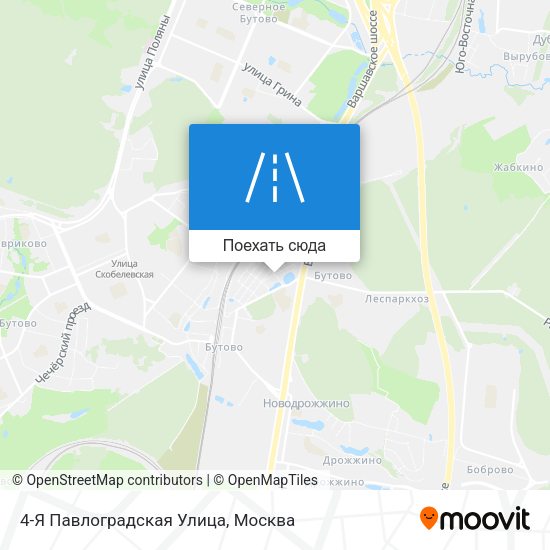 Карта 4-Я Павлоградская Улица