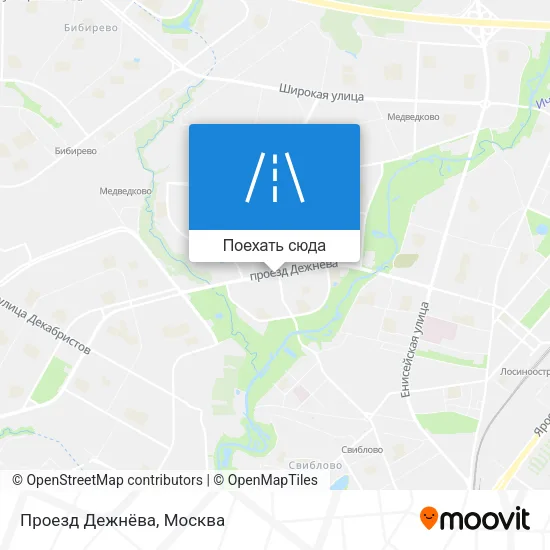 Карта Проезд Дежнёва