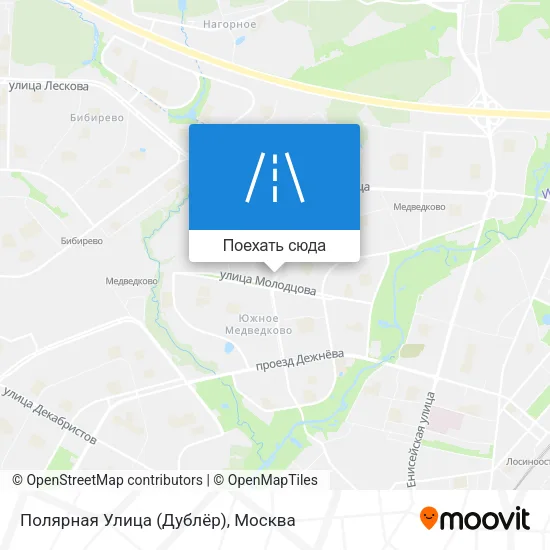 Карта Полярная Улица (Дублёр)