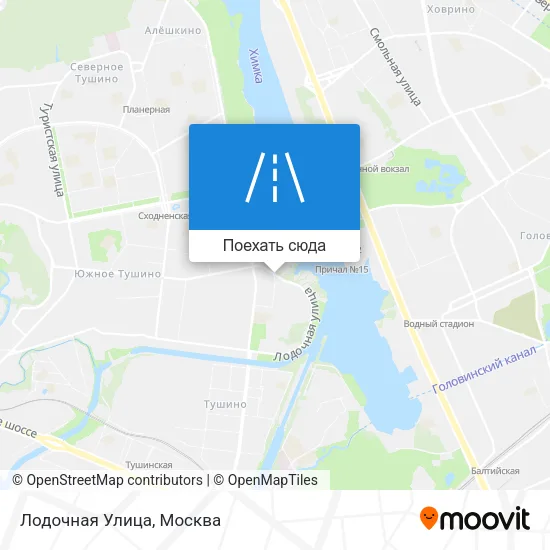Карта Лодочная Улица