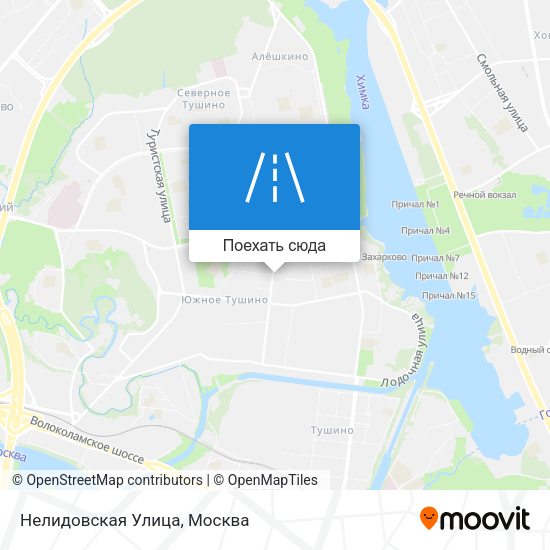 Карта Нелидовская Улица