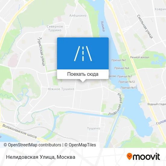 Карта Нелидовская Улица