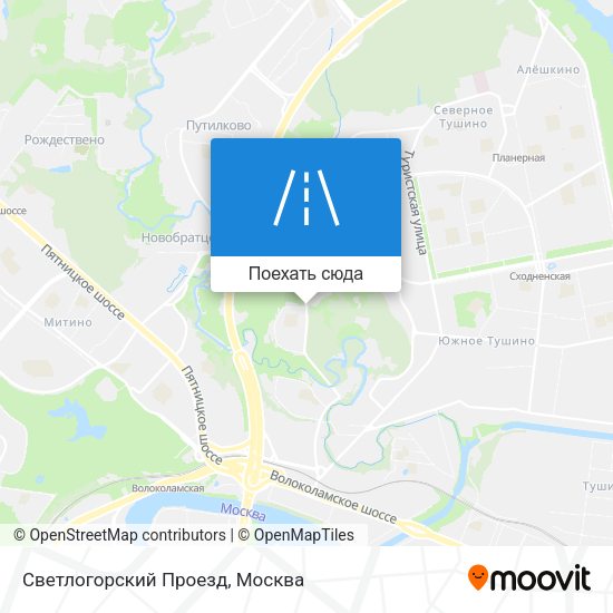 Карта Светлогорский Проезд