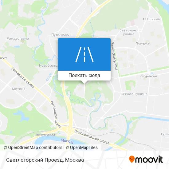 Карта Светлогорский Проезд