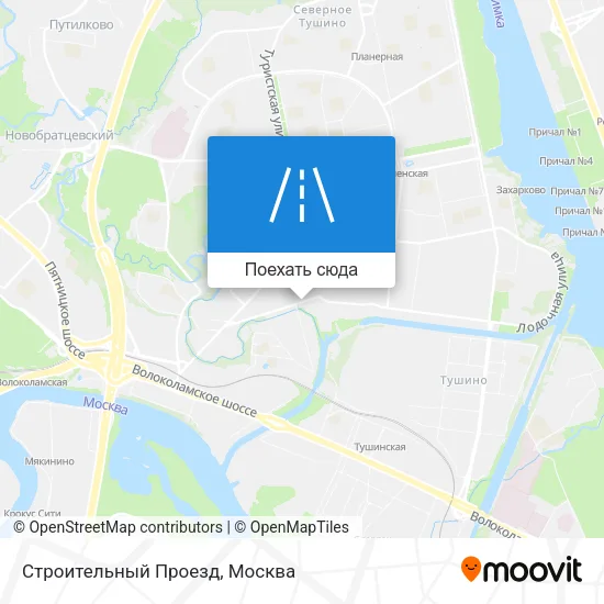 Карта Строительный Проезд