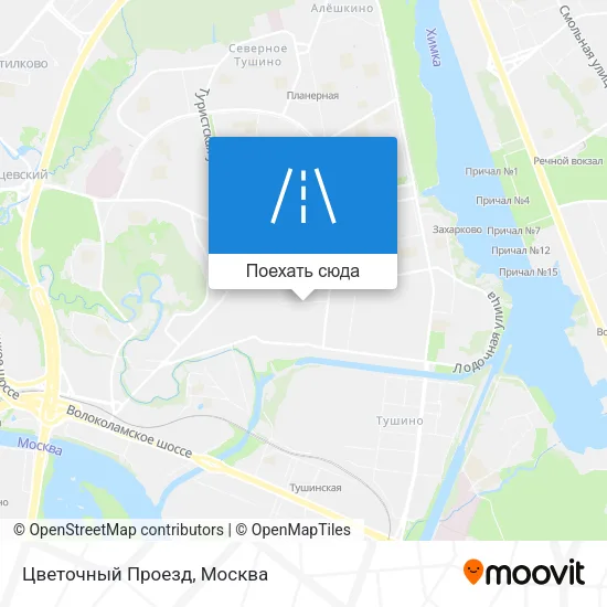 Карта Цветочный Проезд