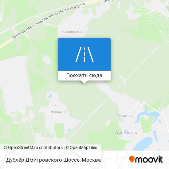 Карта Дублёр Дмитровского Шоссе
