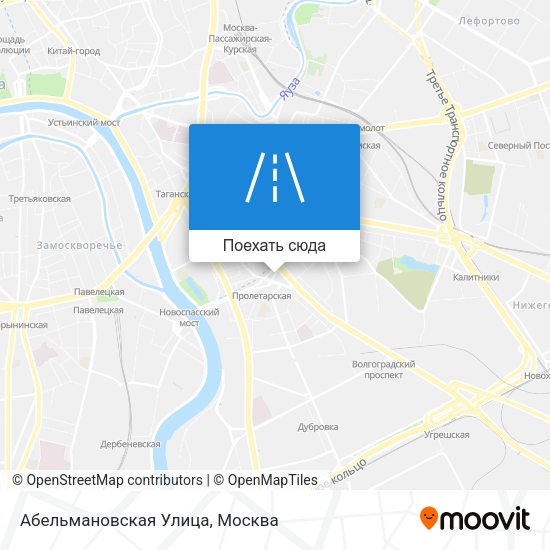 Карта Абельмановская Улица