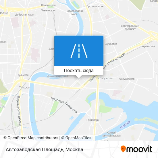 Карта Автозаводская Площадь