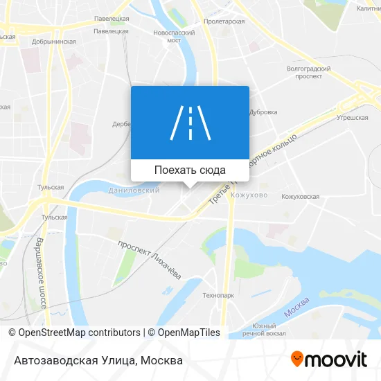 Карта Автозаводская Улица