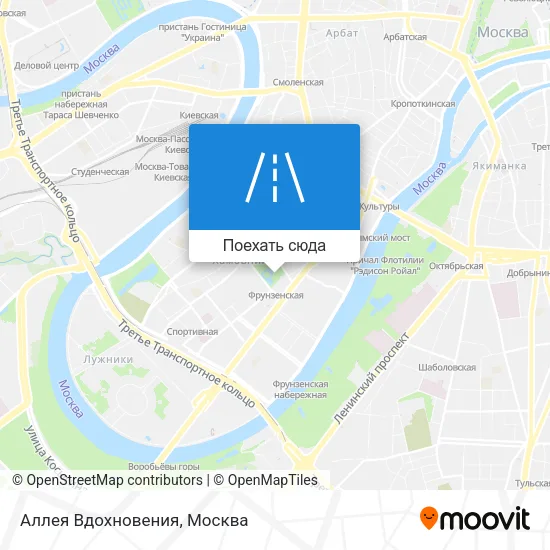 Карта Аллея Вдохновения