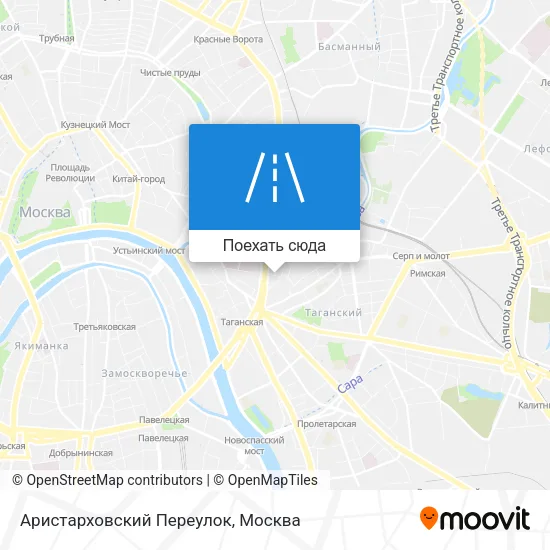 Карта Аристарховский Переулок