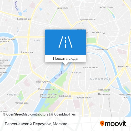 Карта Берсеневский Переулок