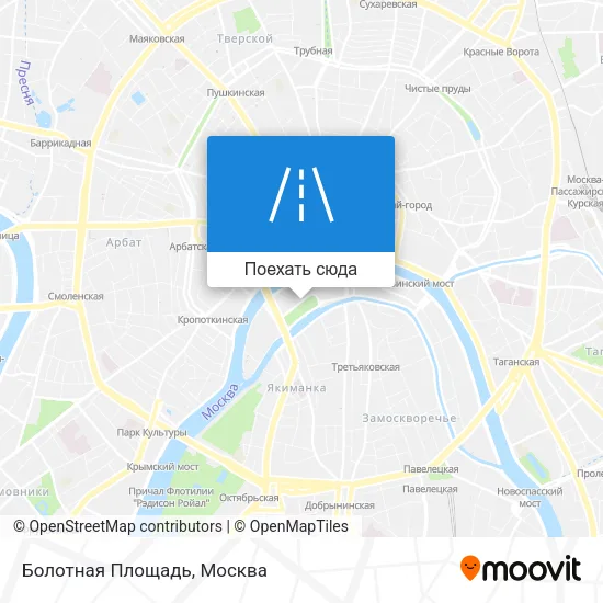 Карта Болотная Площадь