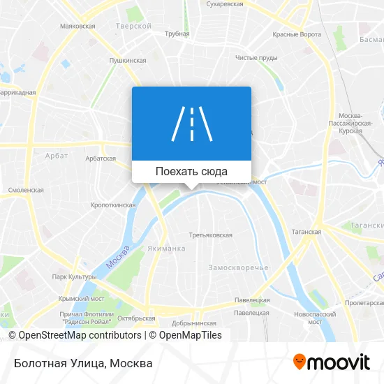 Карта Болотная Улица