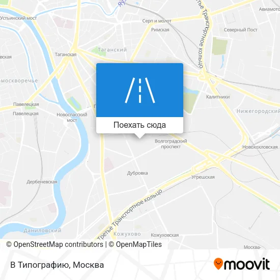 Карта В Типографию
