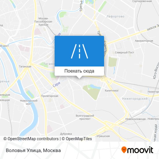 Карта Воловья Улица