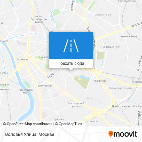 Карта Воловья Улица