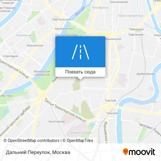 Карта Дальний Переулок