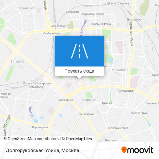 Карта Долгоруковская Улица