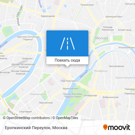 Карта Еропкинский Переулок