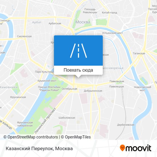 Карта Казанский Переулок