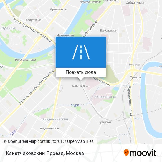 Карта Канатчиковский Проезд