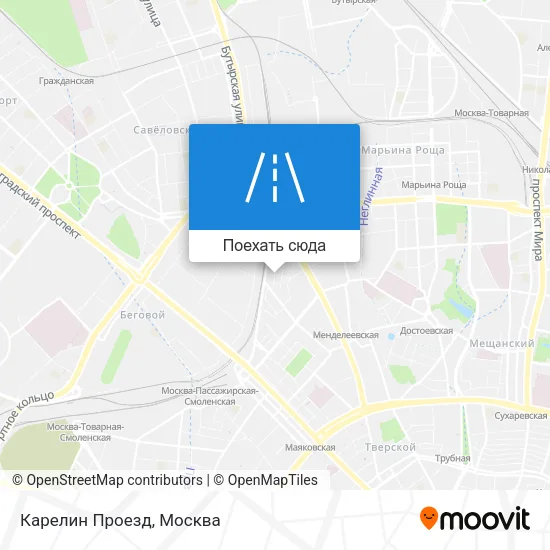 Карта Карелин Проезд