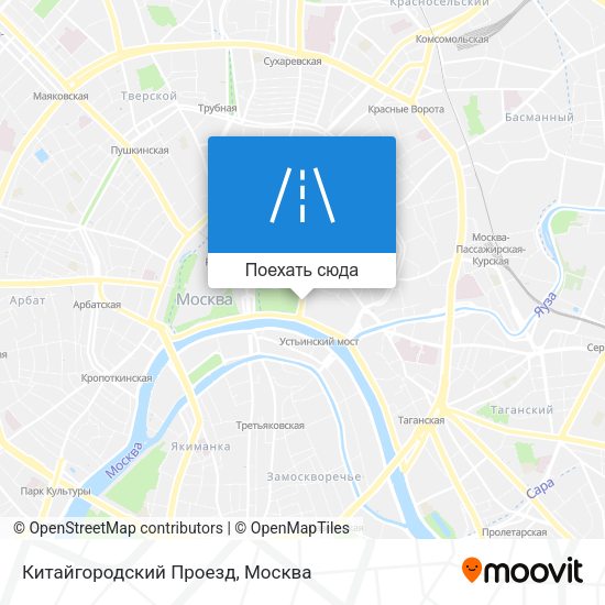 Карта Китайгородский Проезд