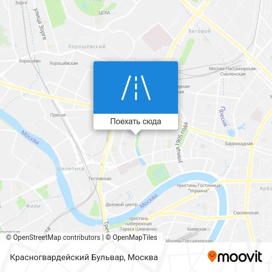 Карта Красногвардейский Бульвар