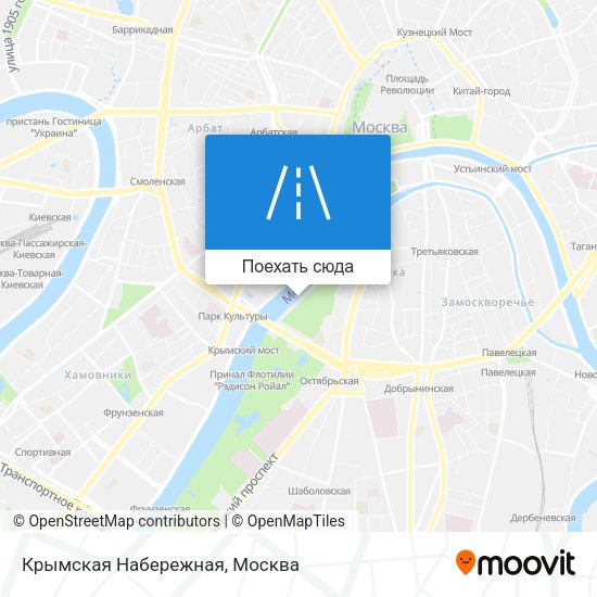 Карта Крымская Набережная
