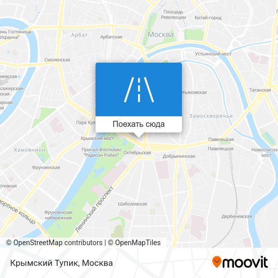 Карта Крымский Тупик