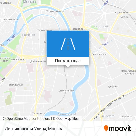 Карта Летниковская Улица