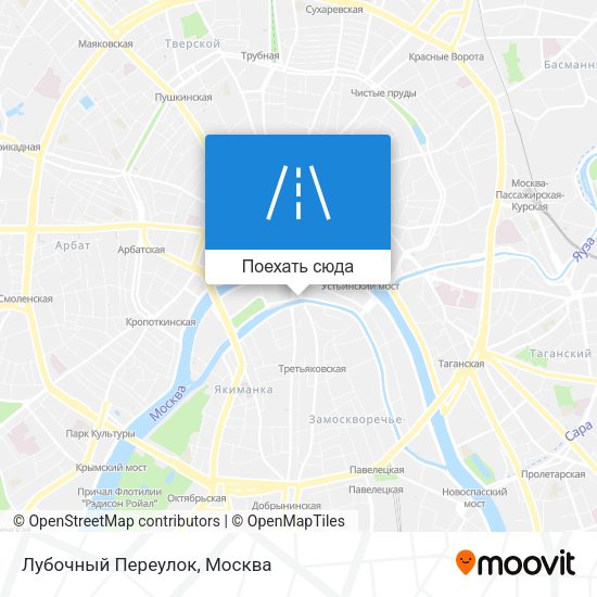 Карта Лубочный Переулок