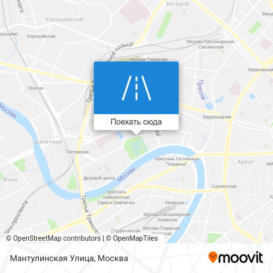Карта Мантулинская Улица