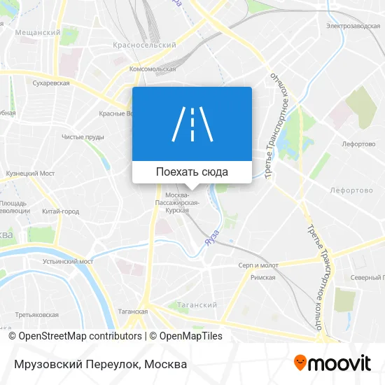 Карта Мрузовский Переулок