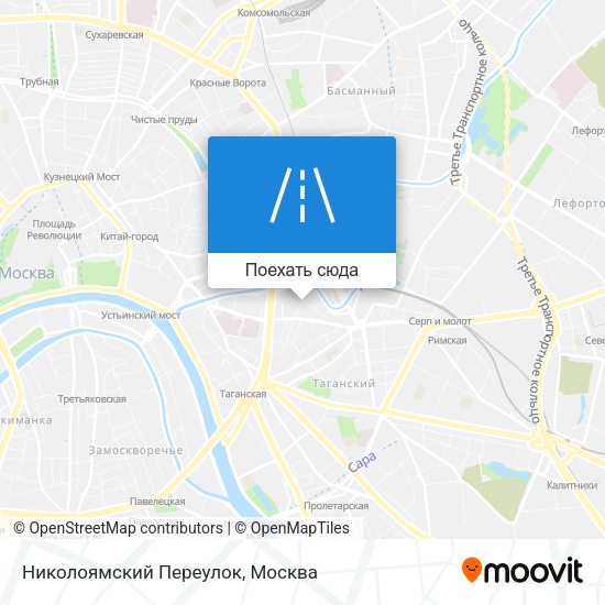 Карта Николоямский Переулок