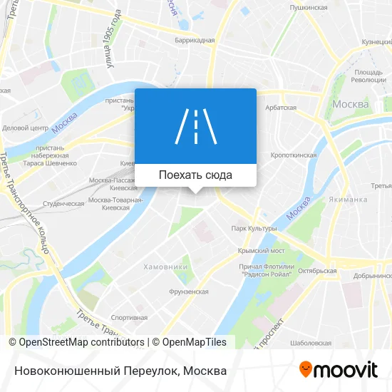 Карта Новоконюшенный Переулок