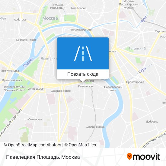 Карта Павелецкая Площадь