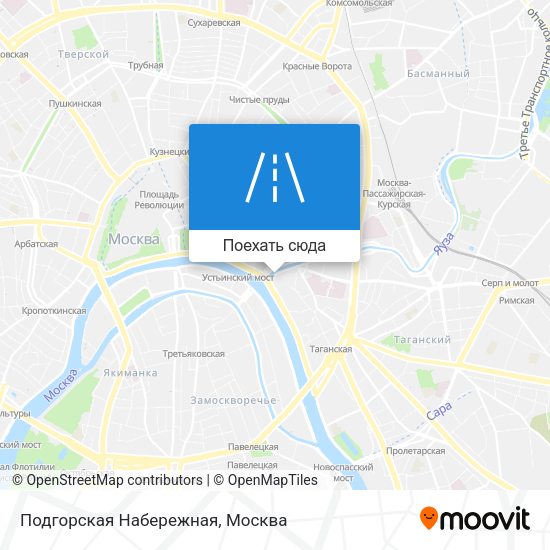 Карта Подгорская Набережная