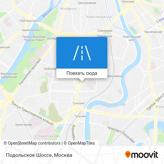 Карта Подольское Шоссе