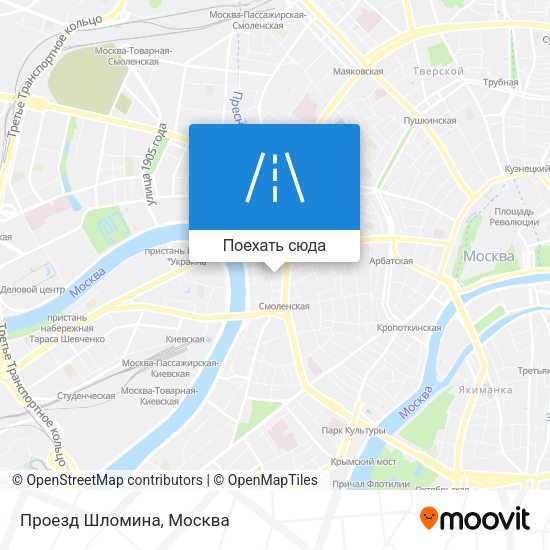 Карта Проезд Шломина
