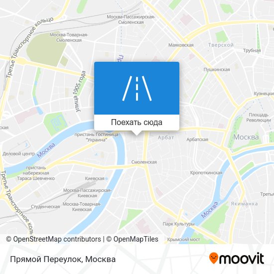 Карта Прямой Переулок