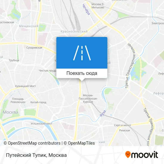 Карта Путейский Тупик