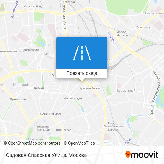 Карта Садовая-Спасская Улица