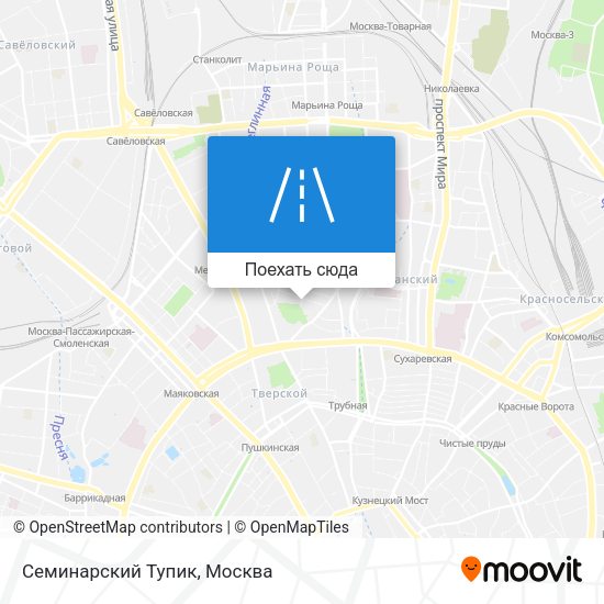 Карта Семинарский Тупик