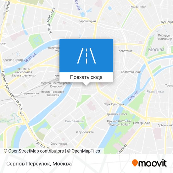 Карта Серпов Переулок