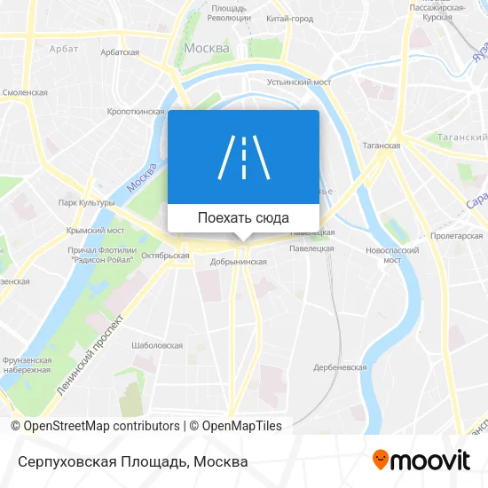 Карта Серпуховская Площадь