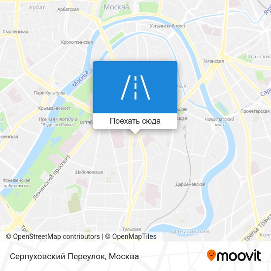 Карта Серпуховский Переулок