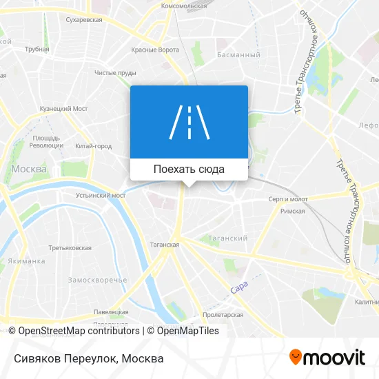 Карта Сивяков Переулок